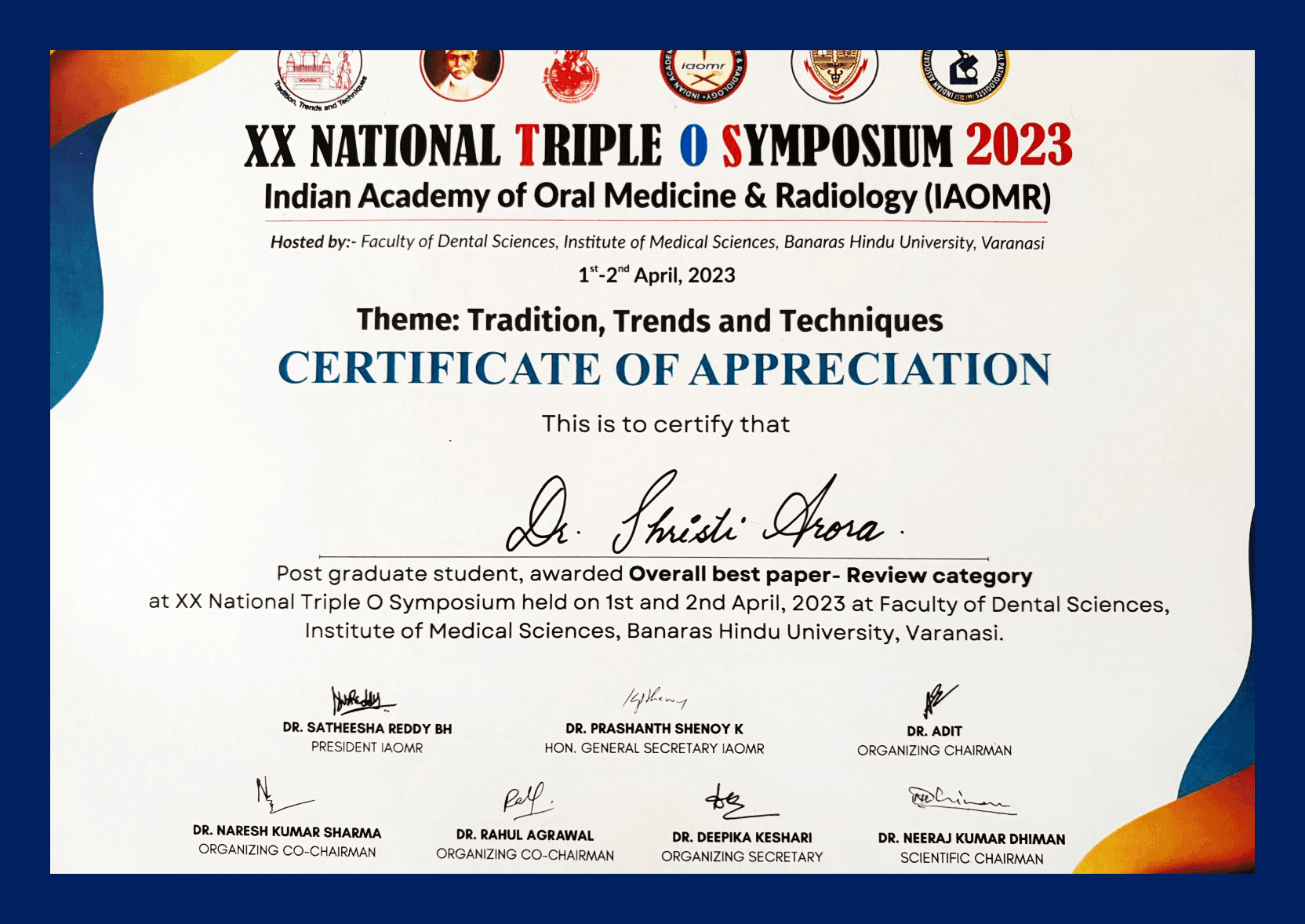 Certification